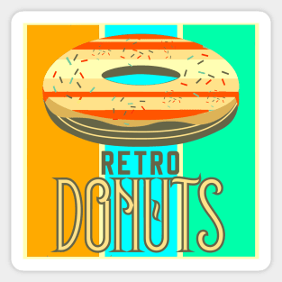 RETRO DONUTS VINTAGE FLAVOR RC02 Sticker